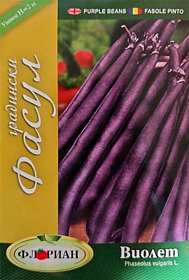 Фасул Purple Queen (Парпал Куин) – нисък сорт фасул с лилави шушулки | Макадамия 05