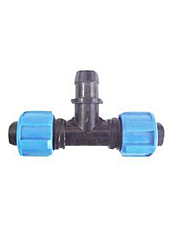 Тройник за лентов капков маркуч ф17 | Макадамия 05