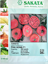 Семена Розови домати Пинк Бомб F1 | Макадамия 05